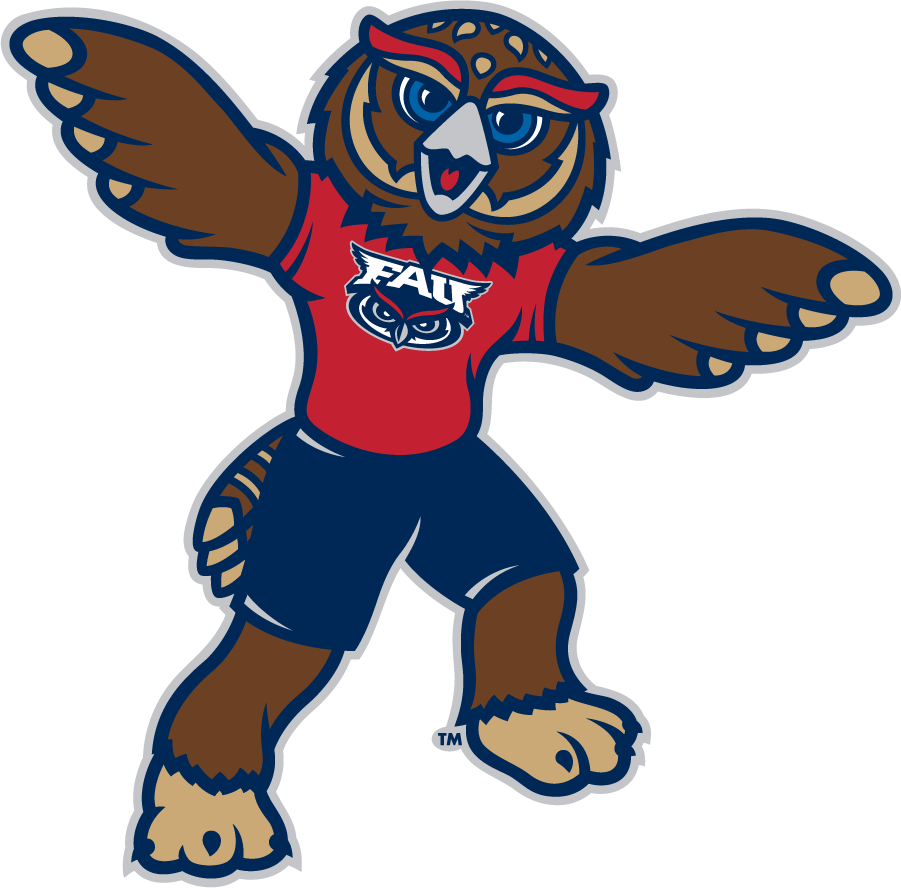 Florida Atlantic Owls 2015-Pres Mascot Logo iron on transfers for clothing